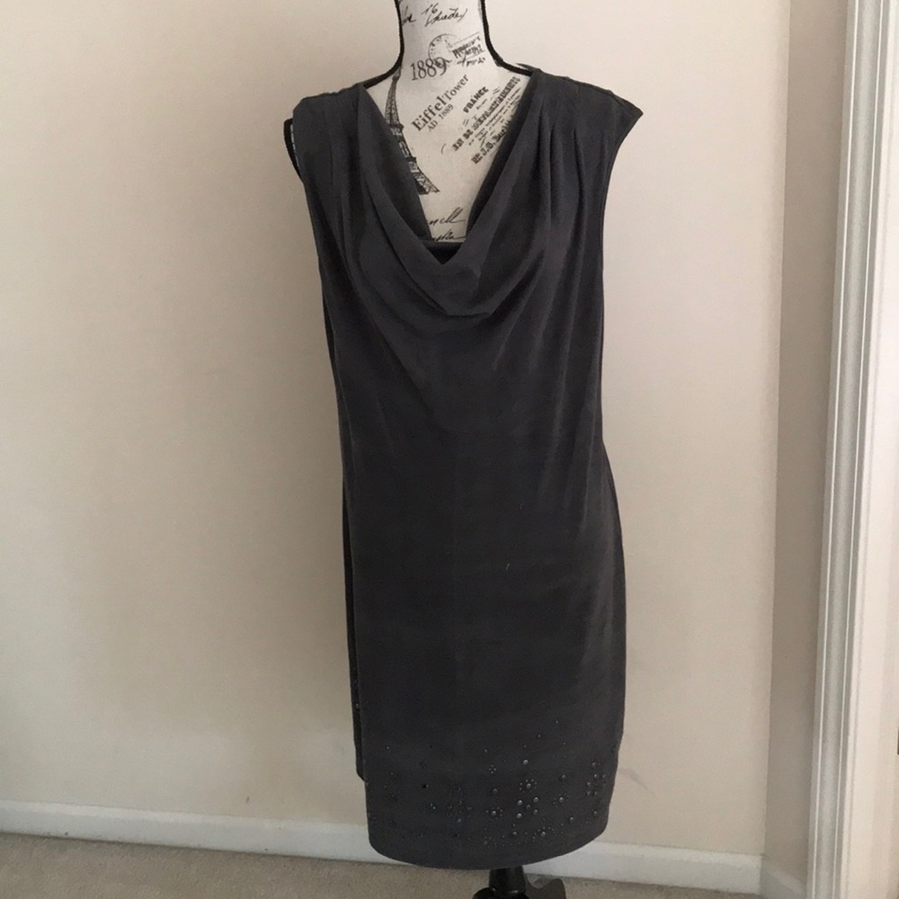 Saks Fifth Avenue Gray Dress